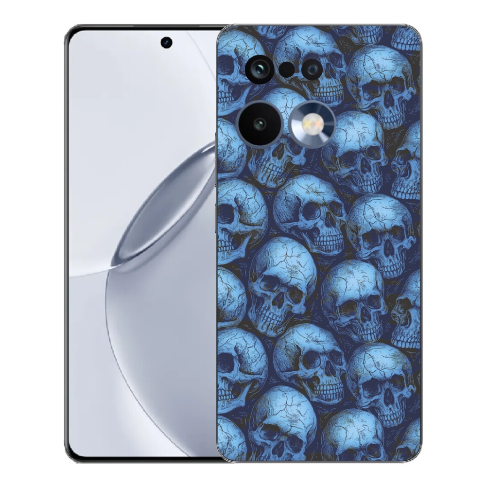 Gélový kryt mmCase na Realme 16 Pro+ - lebky