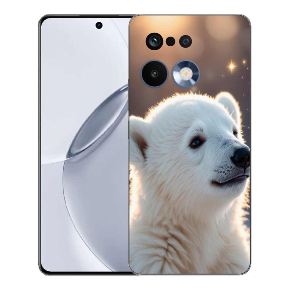 Gélový kryt mmCase na Realme 16 Pro+ - ľadový medveď