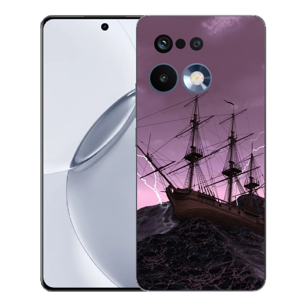 Gélový kryt mmCase na Realme 16 Pro+ - loď v búrke