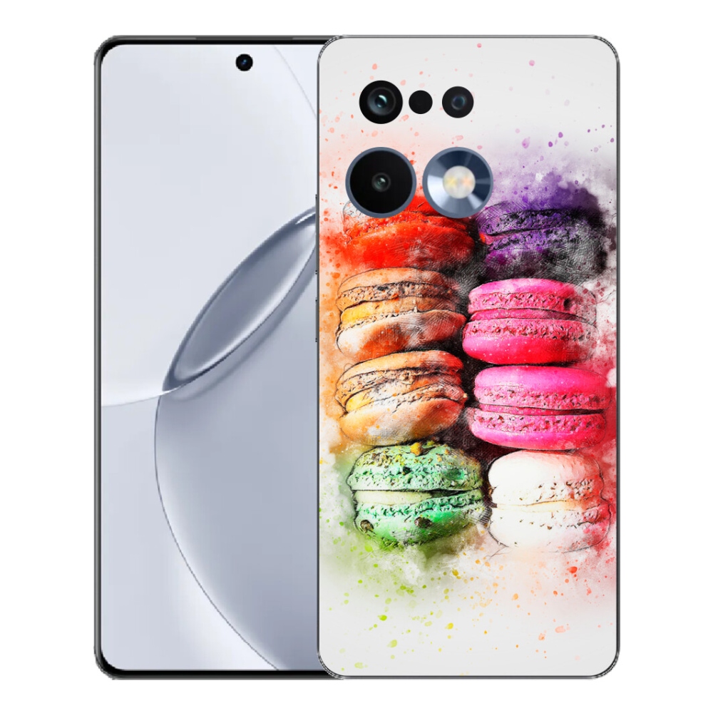 Gélový kryt mmCase na Realme 16 Pro+ - makrónky