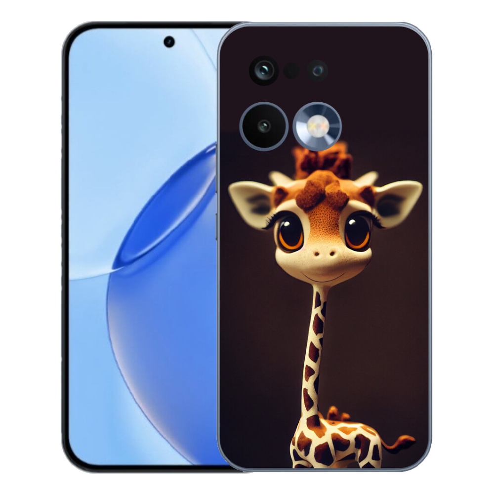 Gélový kryt mmCase na Realme 16 Pro - malá žirafa