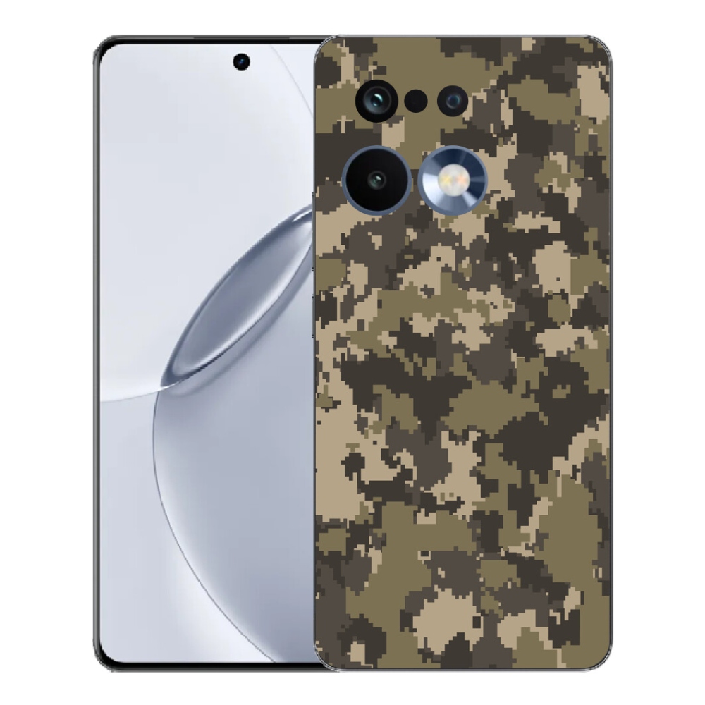Gélový kryt mmCase na Realme 16 Pro+ - maskáčový vzor 12