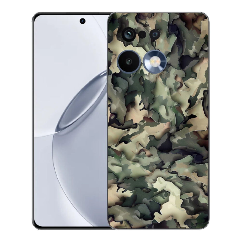 Gélový kryt mmCase na Realme 16 Pro+ - maskáčový vzor 9