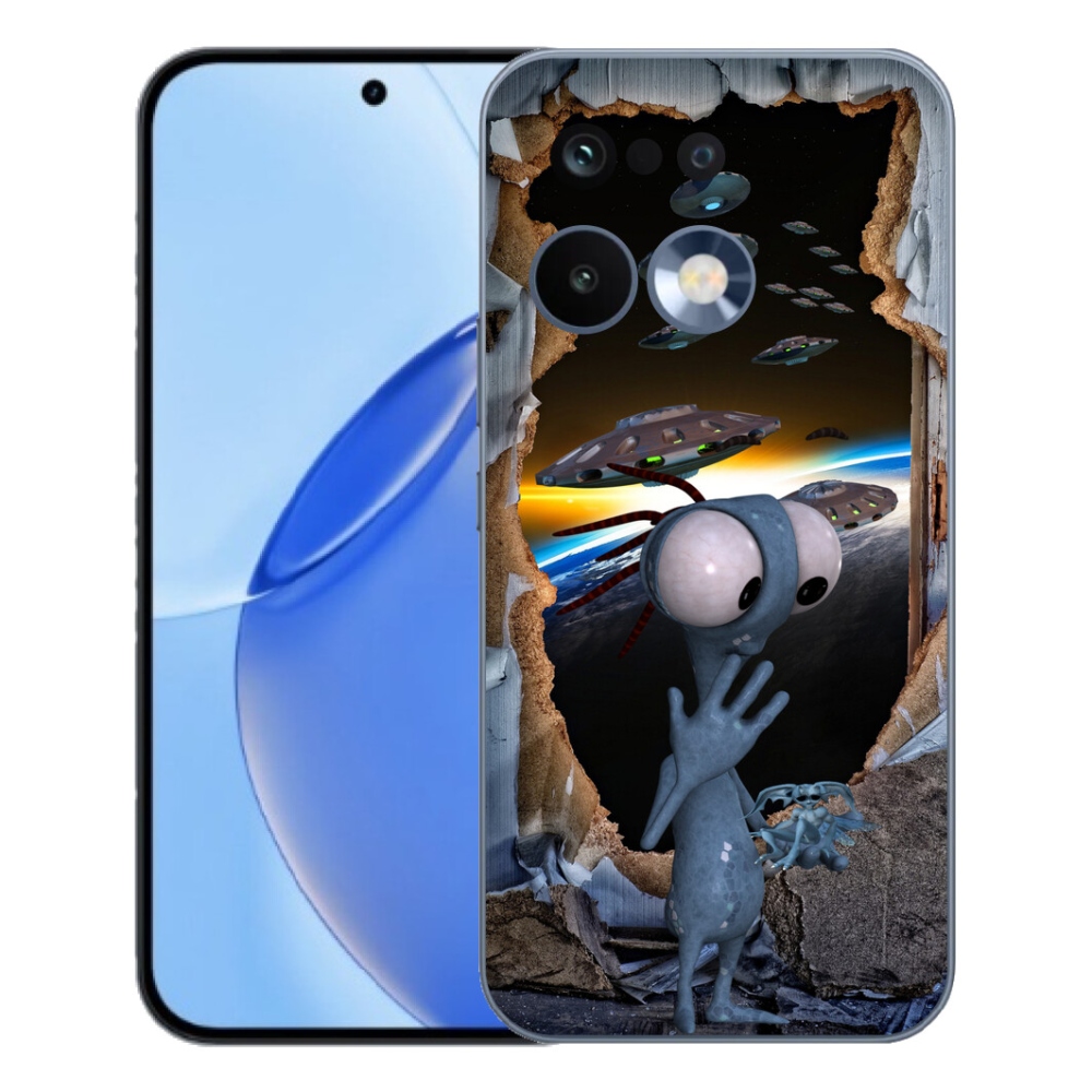 Gélový kryt mmCase na Realme 16 Pro - mimozemšťan