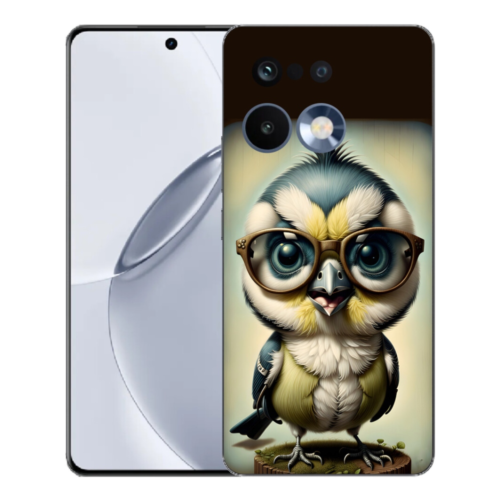 Gélový kryt mmCase na Realme 16 Pro+ - mláďa s okuliarmi