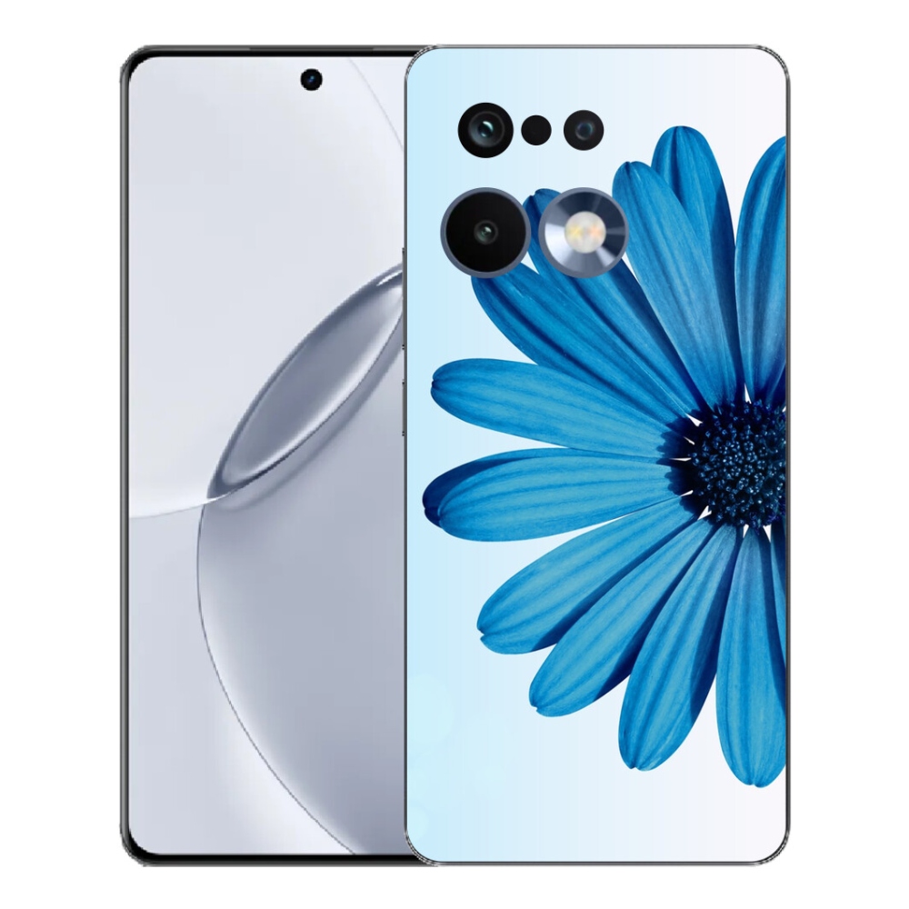 Gélový kryt mmCase na Realme 16 Pro+ - modrá margaréta