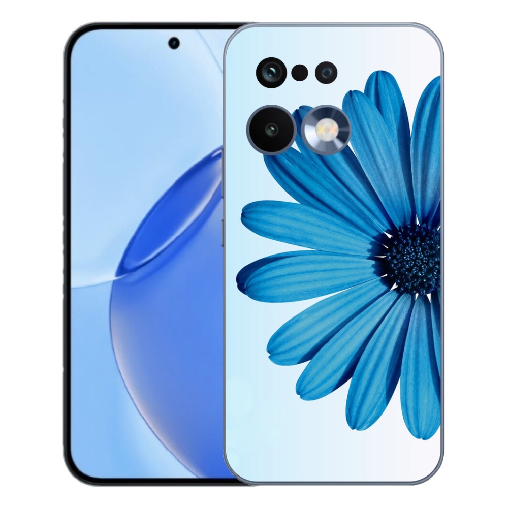Gélový kryt mmCase na Realme 16 Pro - modrá margaréta