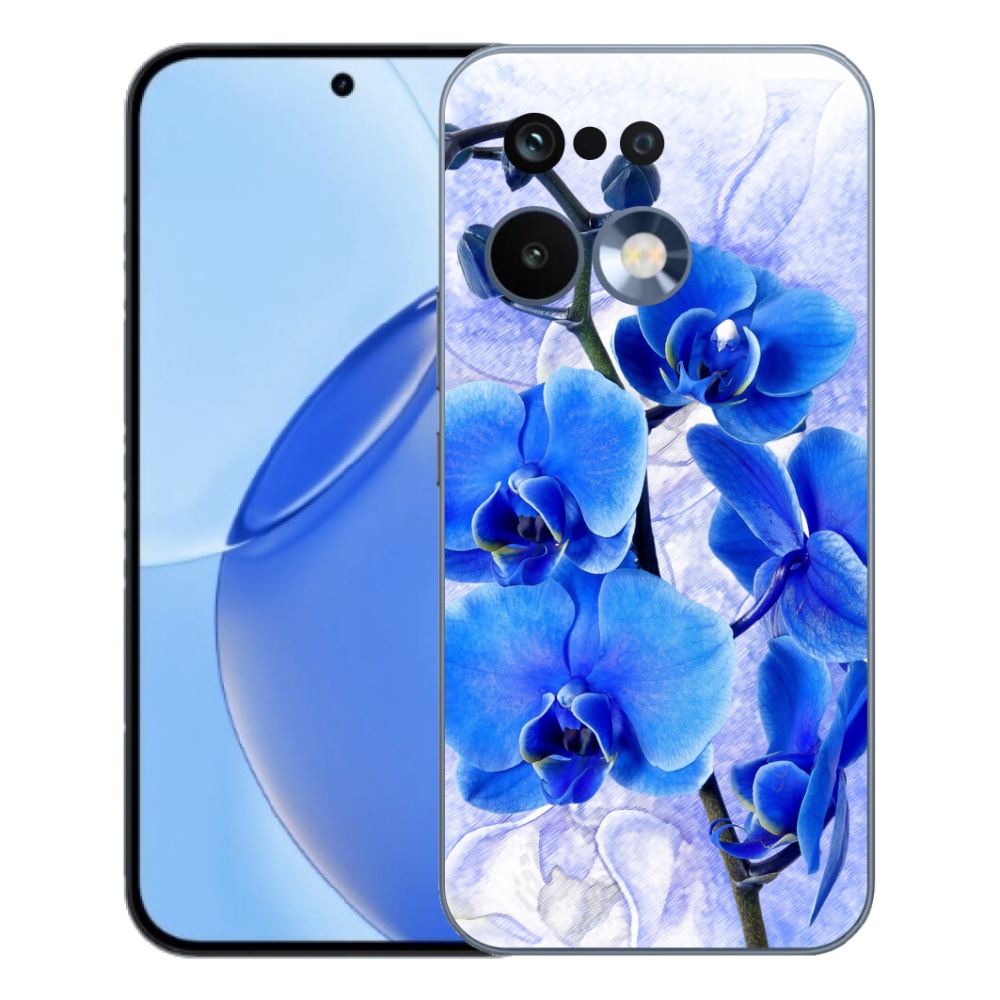 Gélový kryt mmCase na Realme 16 Pro - modré kvety