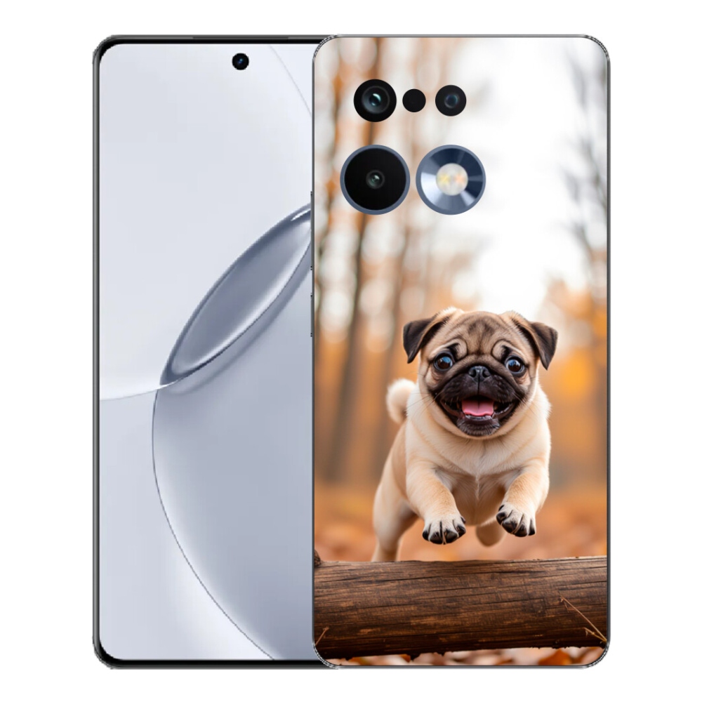 Gélový kryt mmCase na Realme 16 Pro+ - mops 2