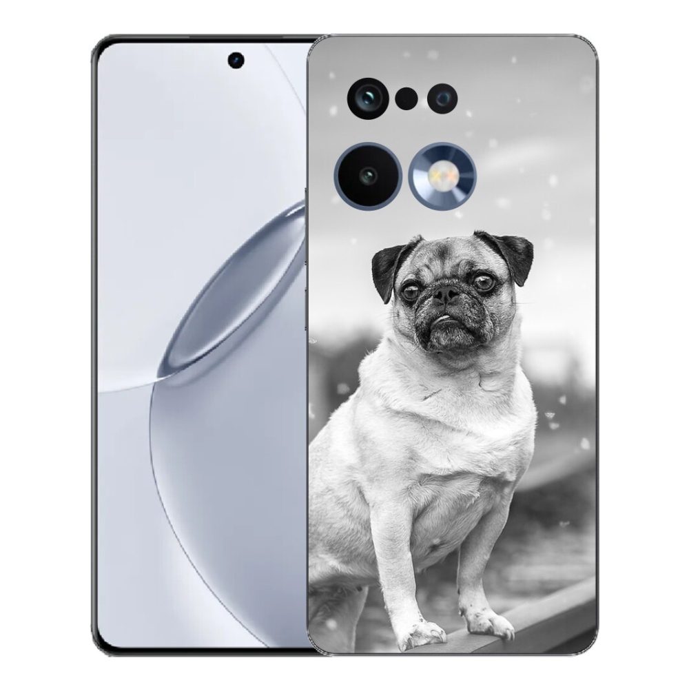 Gélový kryt mmCase na Realme 16 Pro+ - mops