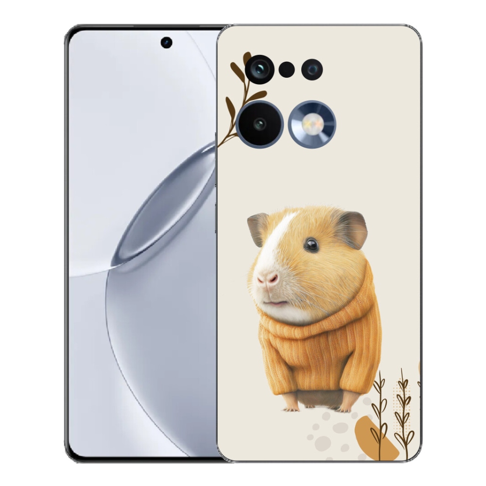 Gélový kryt mmCase na Realme 16 Pro+ - morča vo svetri