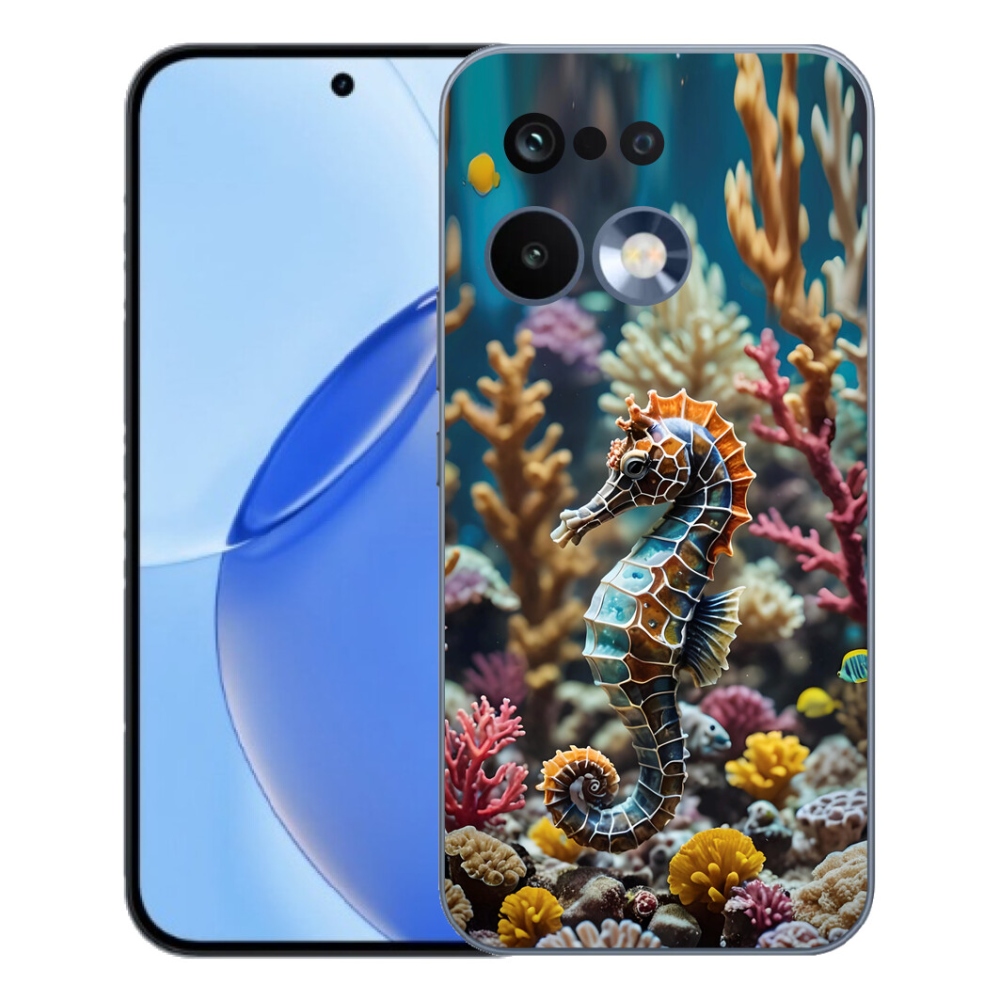 Gélový kryt mmCase na Realme 16 Pro - morský koník 2