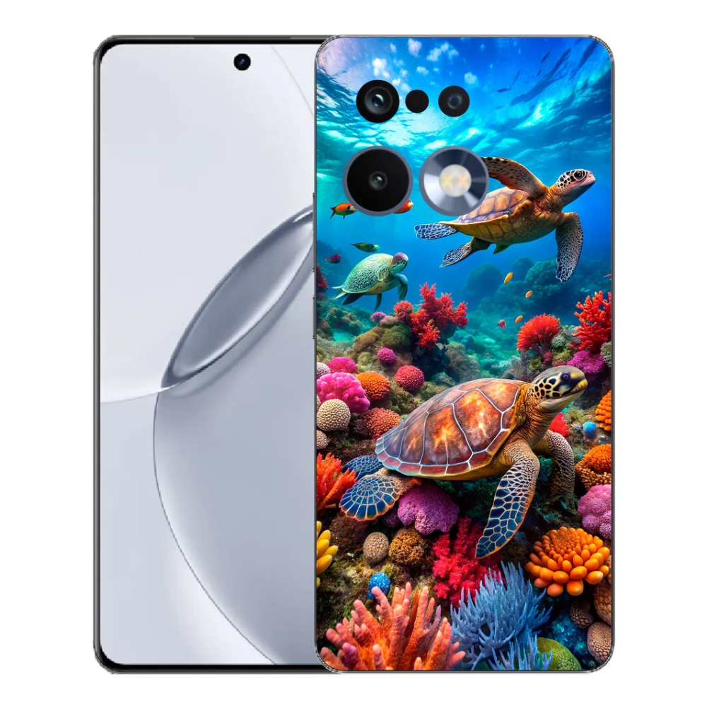 Gélový kryt mmCase na Realme 16 Pro+ - morský svet 2