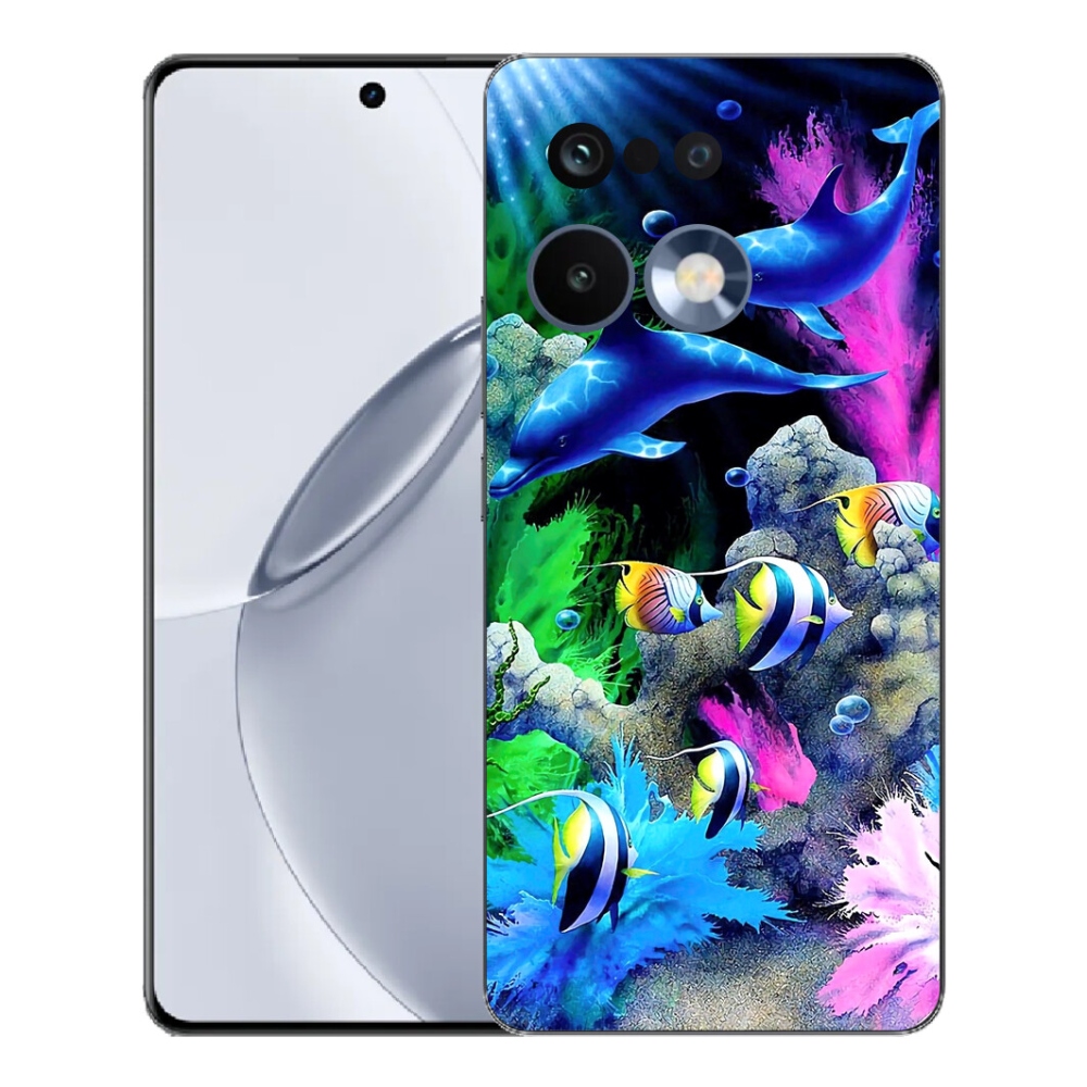Gélový kryt mmCase na Realme 16 Pro+ - morský svet