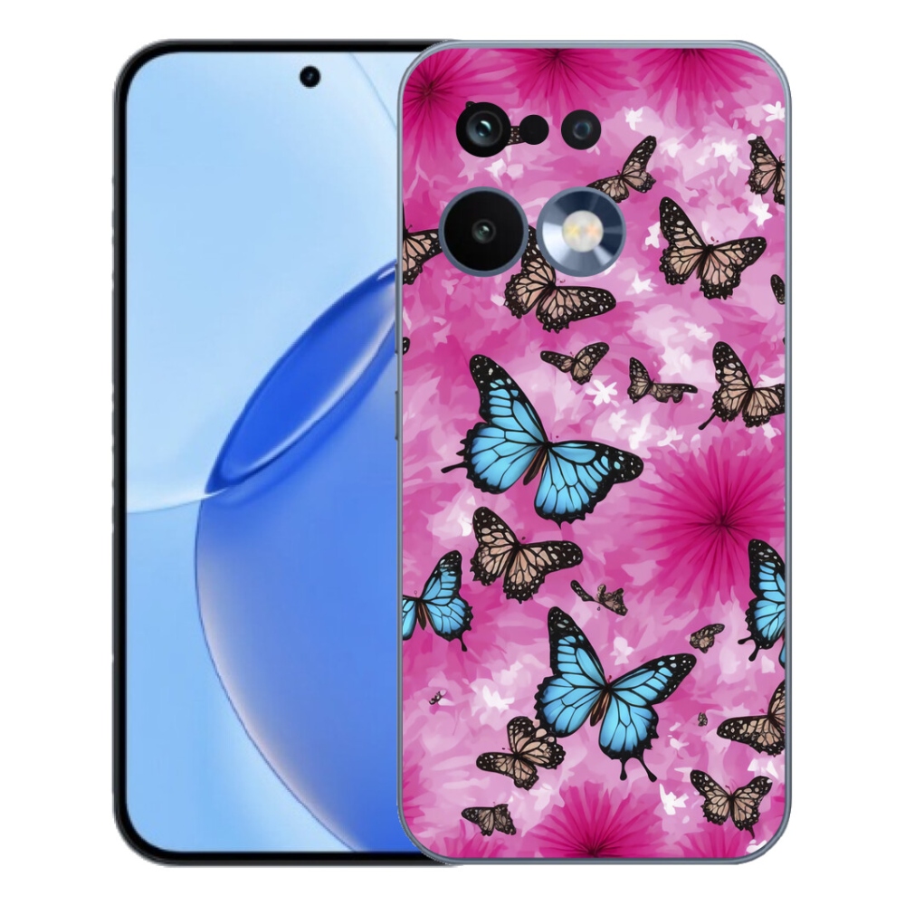 Gélový kryt mmCase na Realme 16 Pro - motýlia záhrada