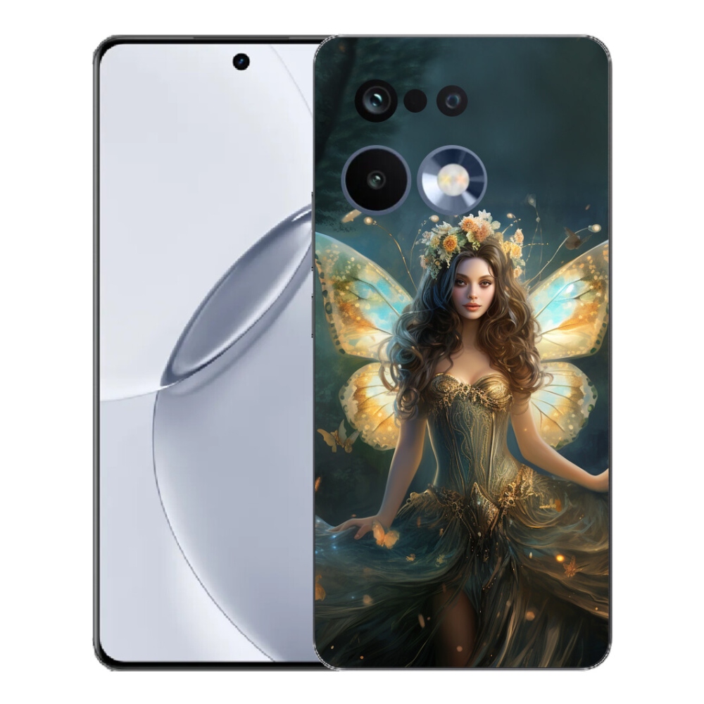 Gélový kryt mmCase na Realme 16 Pro+ - motýlia žena