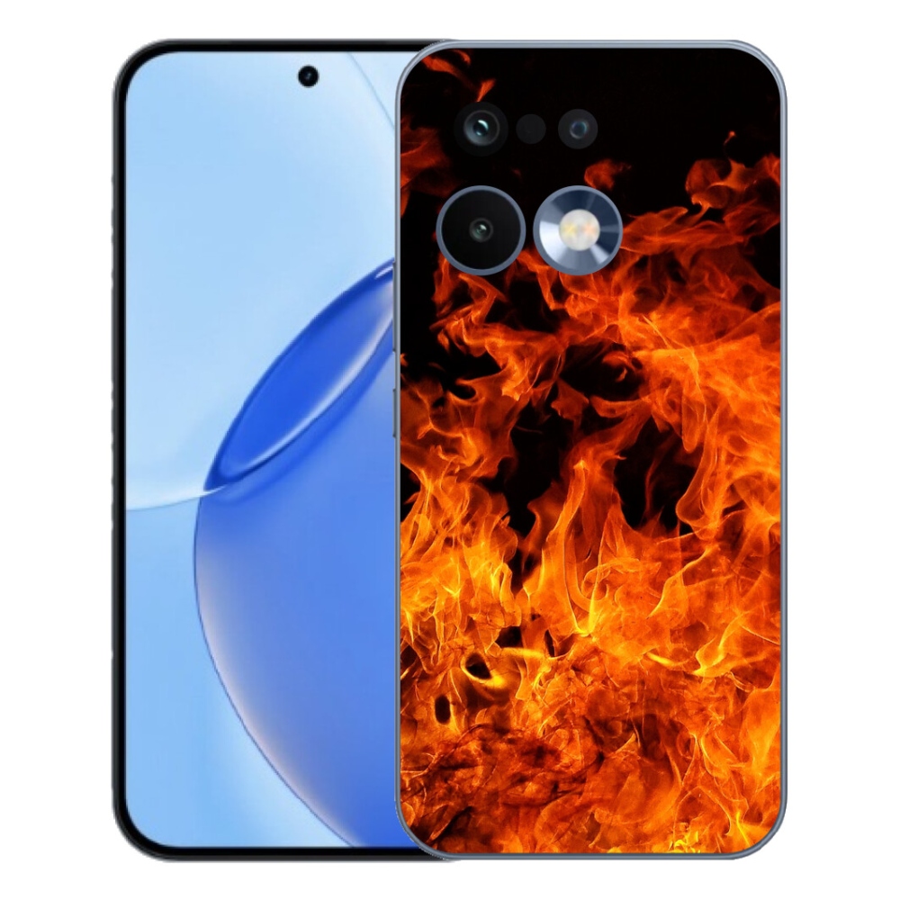 Gélový kryt mmCase na Realme 16 Pro - muzikant a oheň