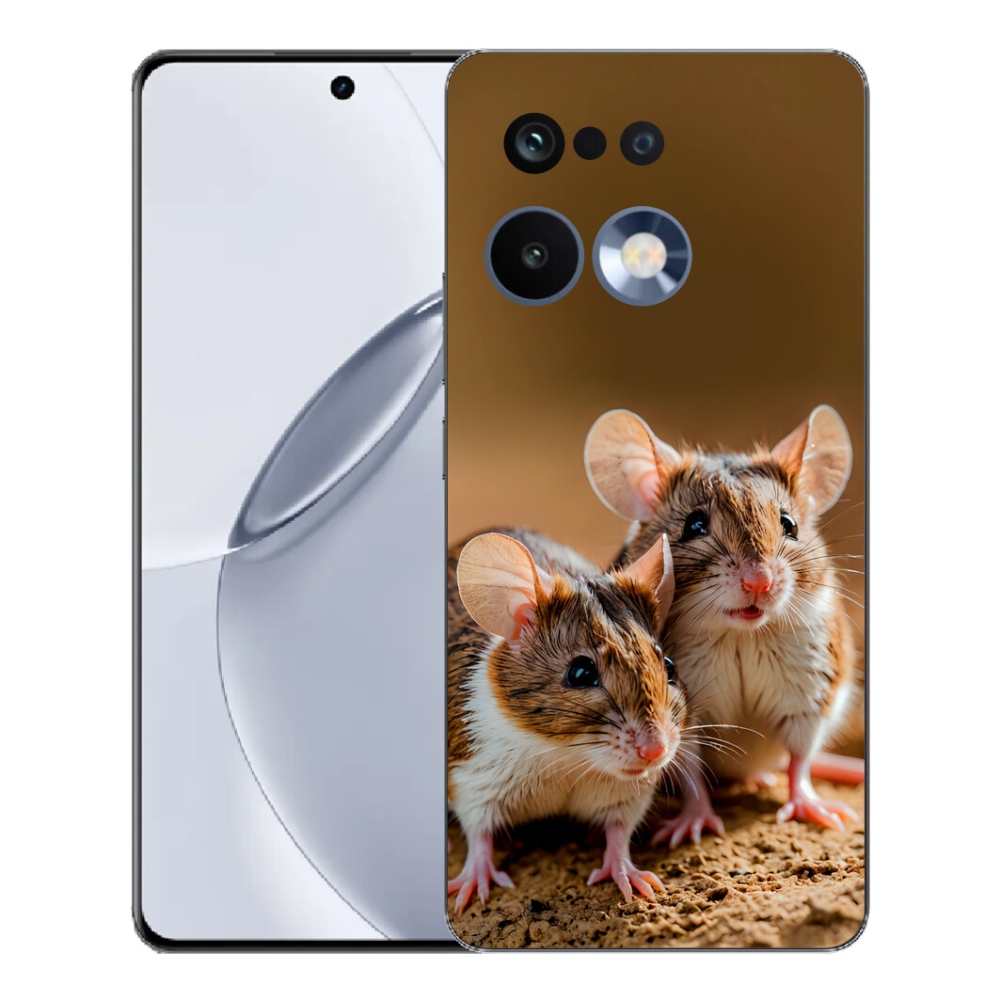 Gélový kryt mmCase na Realme 16 Pro+ - myší duo