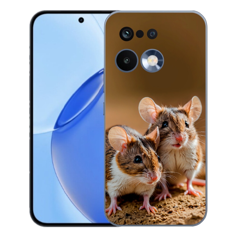 Gélový kryt mmCase na Realme 16 Pro - myší duo