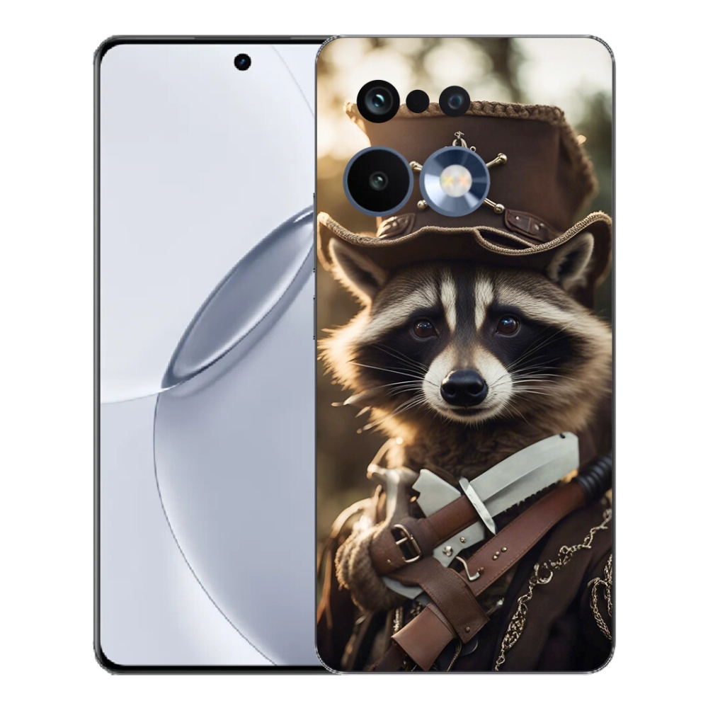 Gélový kryt mmCase na Realme 16 Pro+ - mýval v uniforme