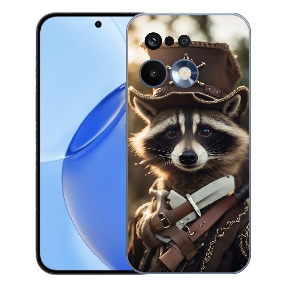 Gélový kryt mmCase na Realme 16 Pro - mýval v uniforme