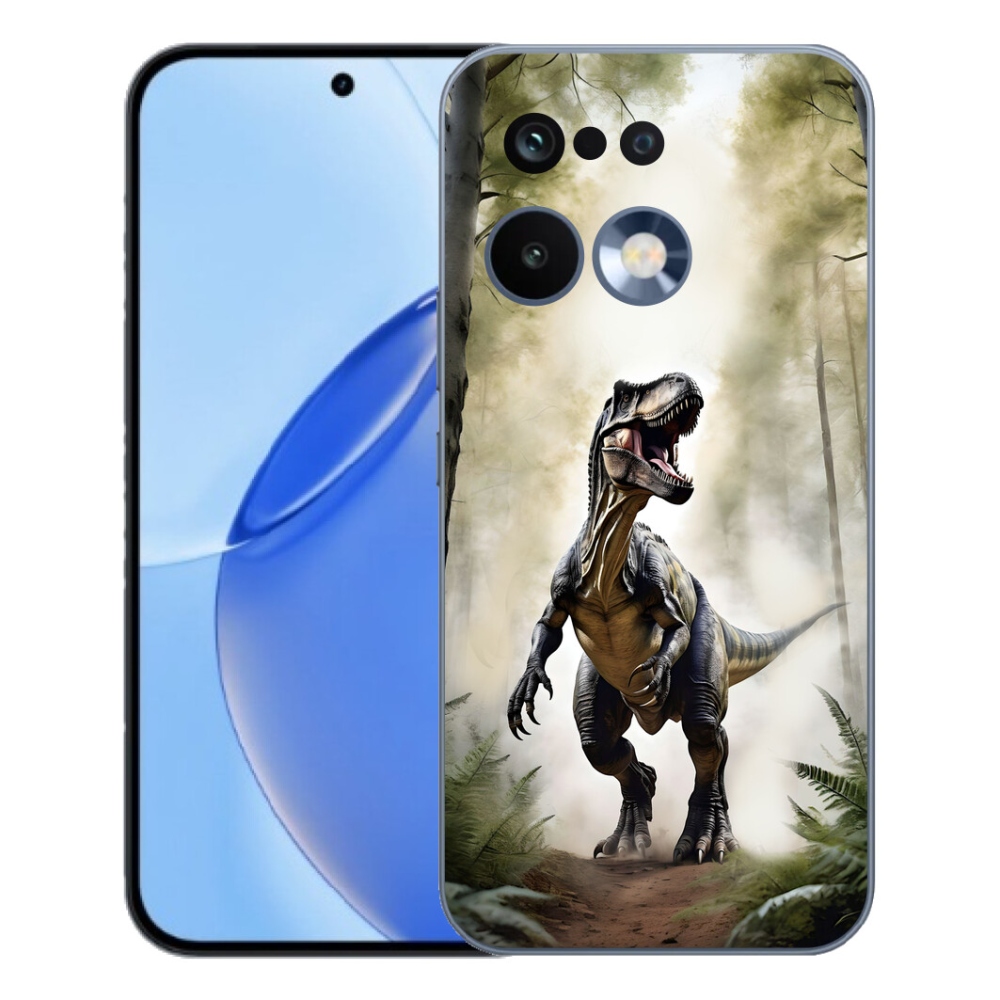 Gélový kryt mmCase na Realme 16 Pro - naštvaný T-Rex