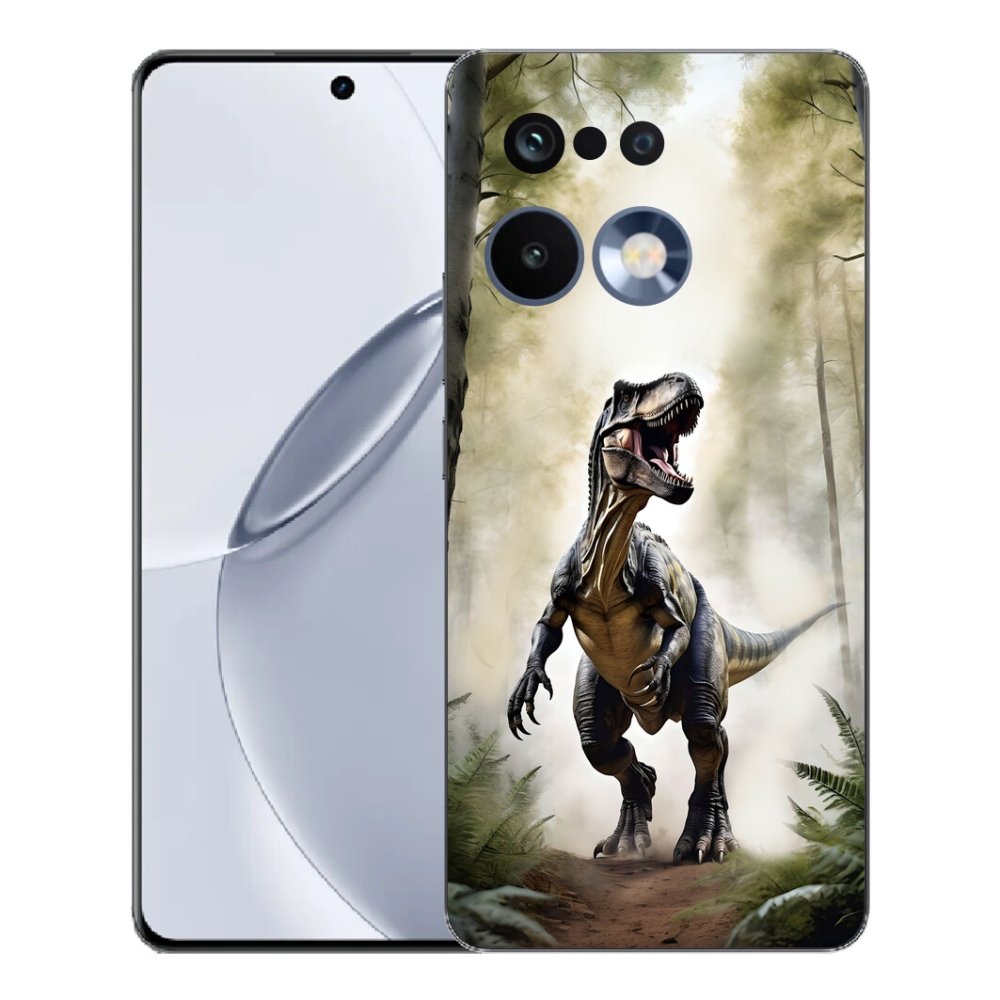 Gélový kryt mmCase na Realme 16 Pro+ - naštvaný T-Rex