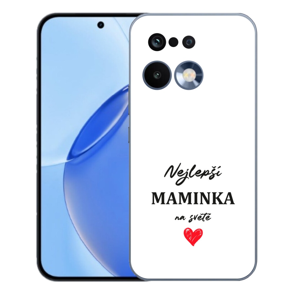 Gélový kryt mmCase na Realme 16 Pro - najlepšia mamička 1 biele pozadie