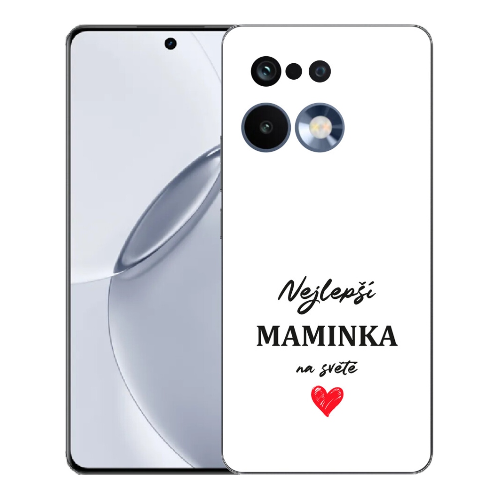 Gélový kryt mmCase na Realme 16 Pro+ - najlepšia mamička 1 biele pozadie