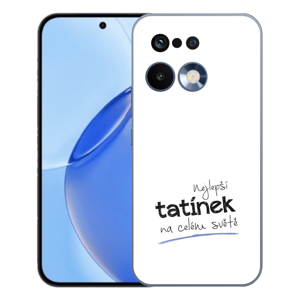 Gélový kryt mmCase na Realme 16 Pro - najlepší otecko 4 biele pozadie