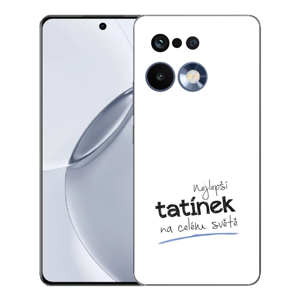 Gélový kryt mmCase na Realme 16 Pro+ - najlepší otecko 4 biele pozadie