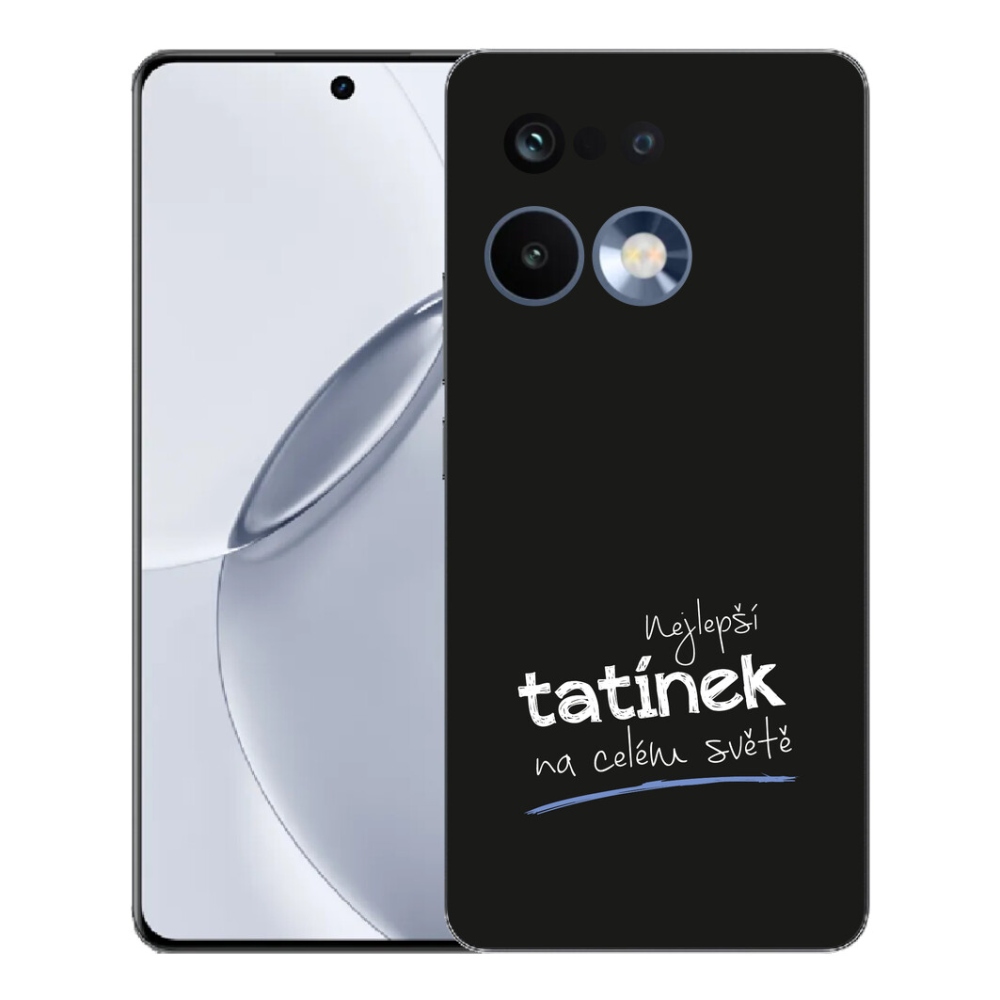Gélový kryt mmCase na Realme 16 Pro+ - najlepší otecko 4 čierne pozadie