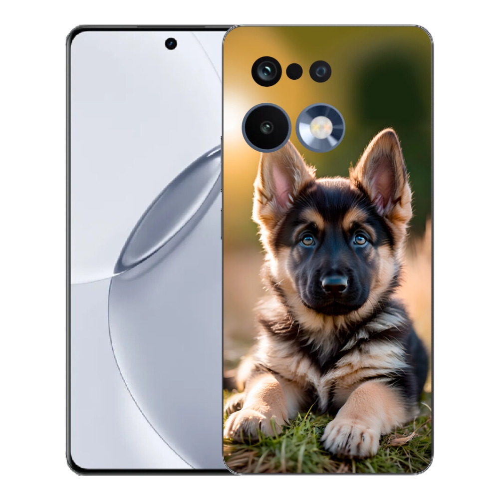 Gélový kryt mmCase na Realme 16 Pro+ - nemecký ovčiak v prírode