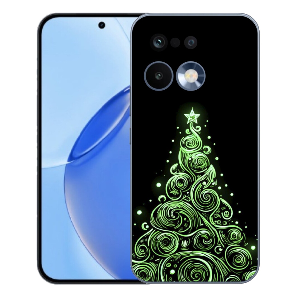 Gélový kryt mmCase na Realme 16 Pro - neónový vianočný stromček 3