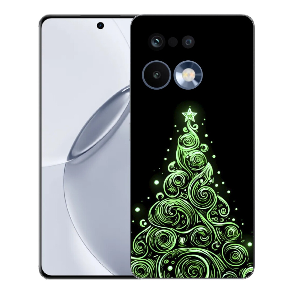 Gélový kryt mmCase na Realme 16 Pro+ - neónový vianočný stromček 3