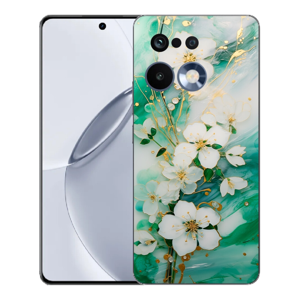 Gélový kryt mmCase na Realme 16 Pro+ - nežné kvety