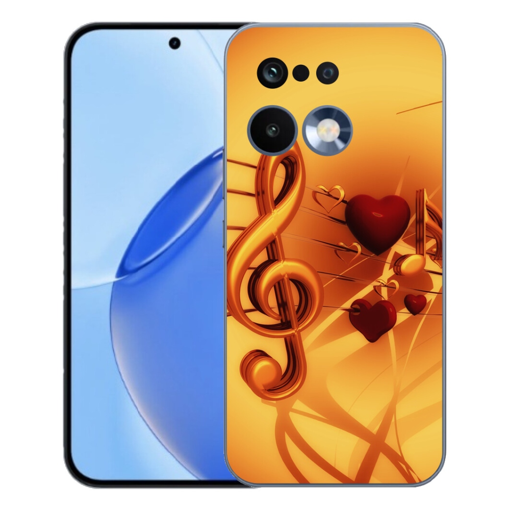 Gélový kryt mmCase na Realme 16 Pro - noty