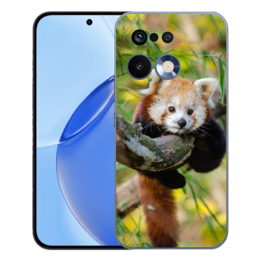 Gélový kryt mmCase na Realme 16 Pro - panda červená