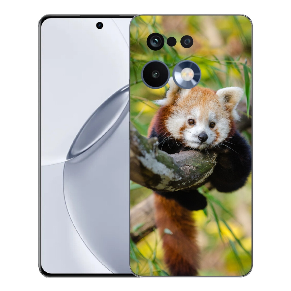 Gélový kryt mmCase na Realme 16 Pro+ - panda červená