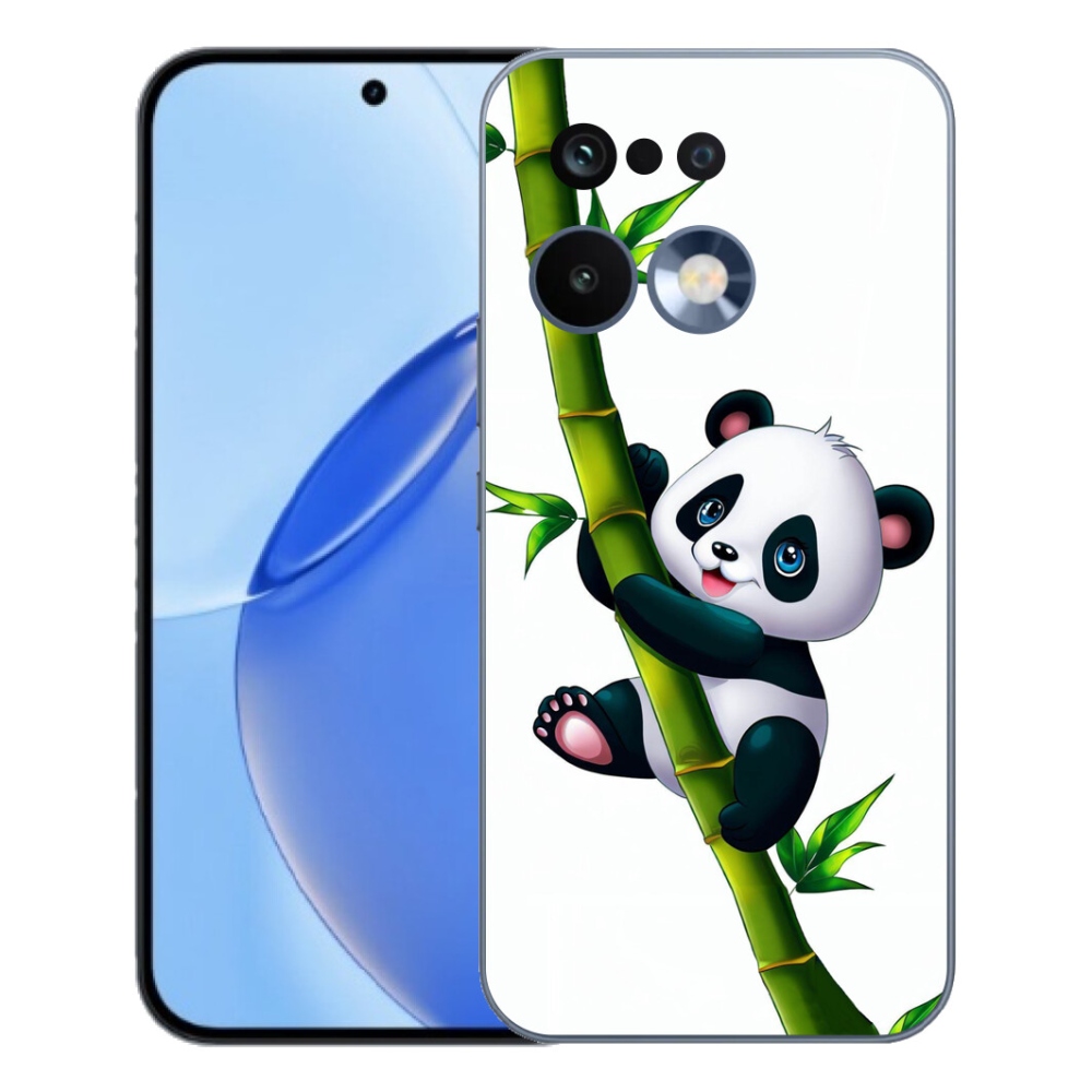Gélový kryt mmCase na Realme 16 Pro - panda na bambuse