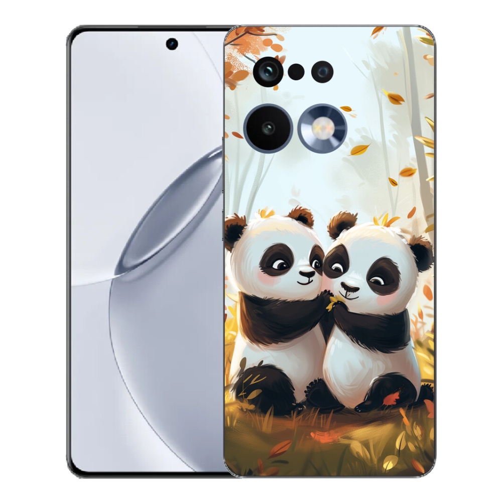 Gélový kryt mmCase na Realme 16 Pro+ - pandy