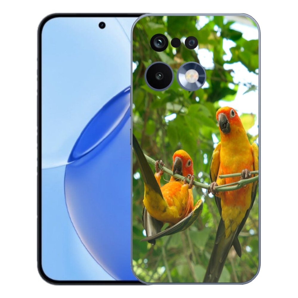 Gélový kryt mmCase na Realme 16 Pro - papagáje aratingy