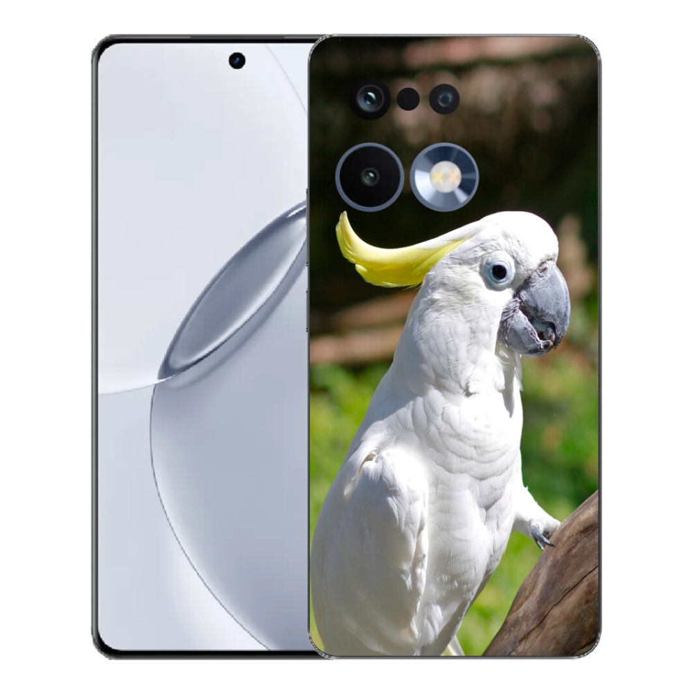 Gélový kryt mmCase na Realme 16 Pro+ - papagáj kakadu 2