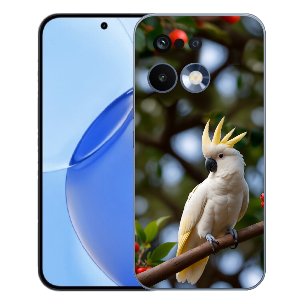 Gélový kryt mmCase na Realme 16 Pro - papagáj kakadu 3