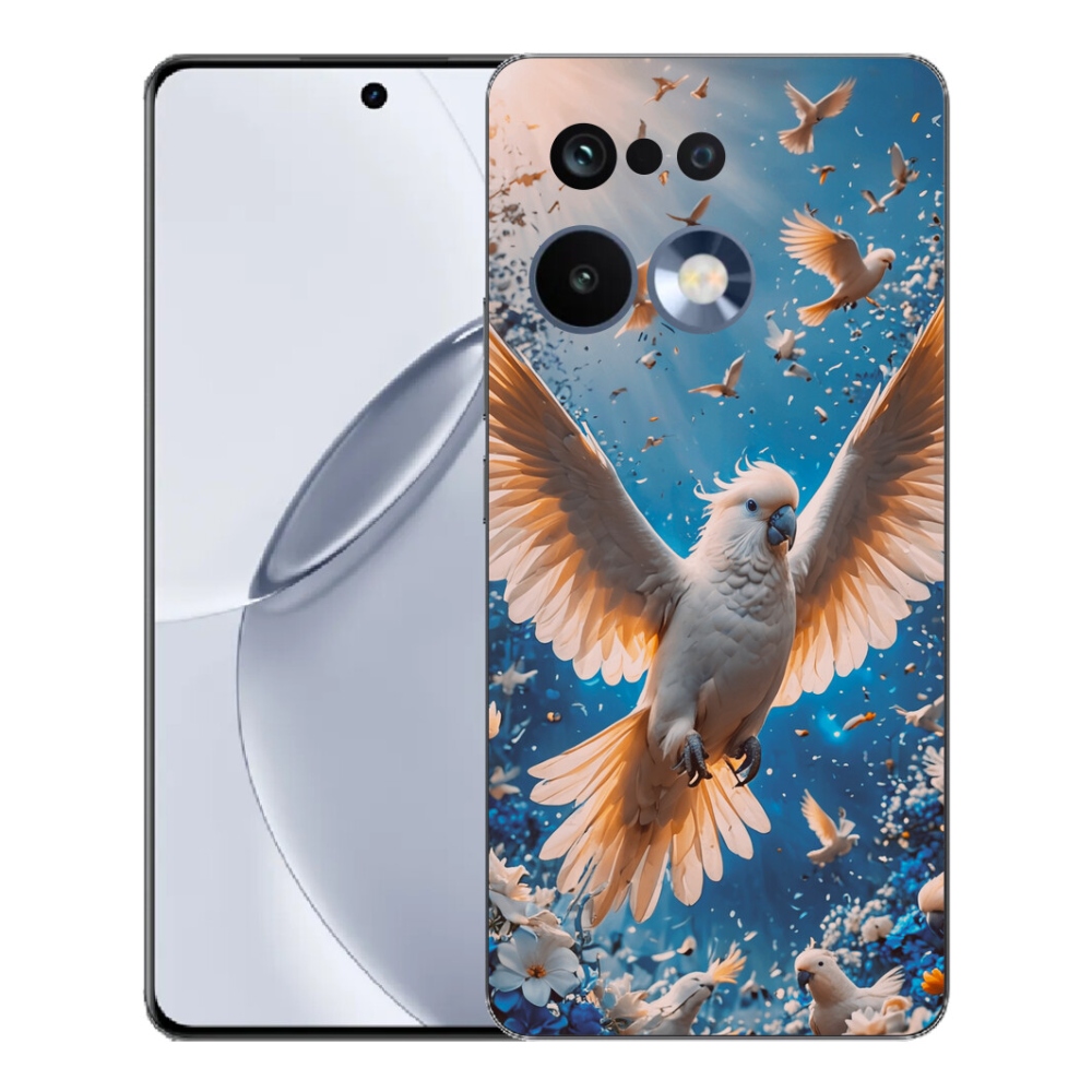 Gélový kryt mmCase na Realme 16 Pro+ - papagáj kakadu