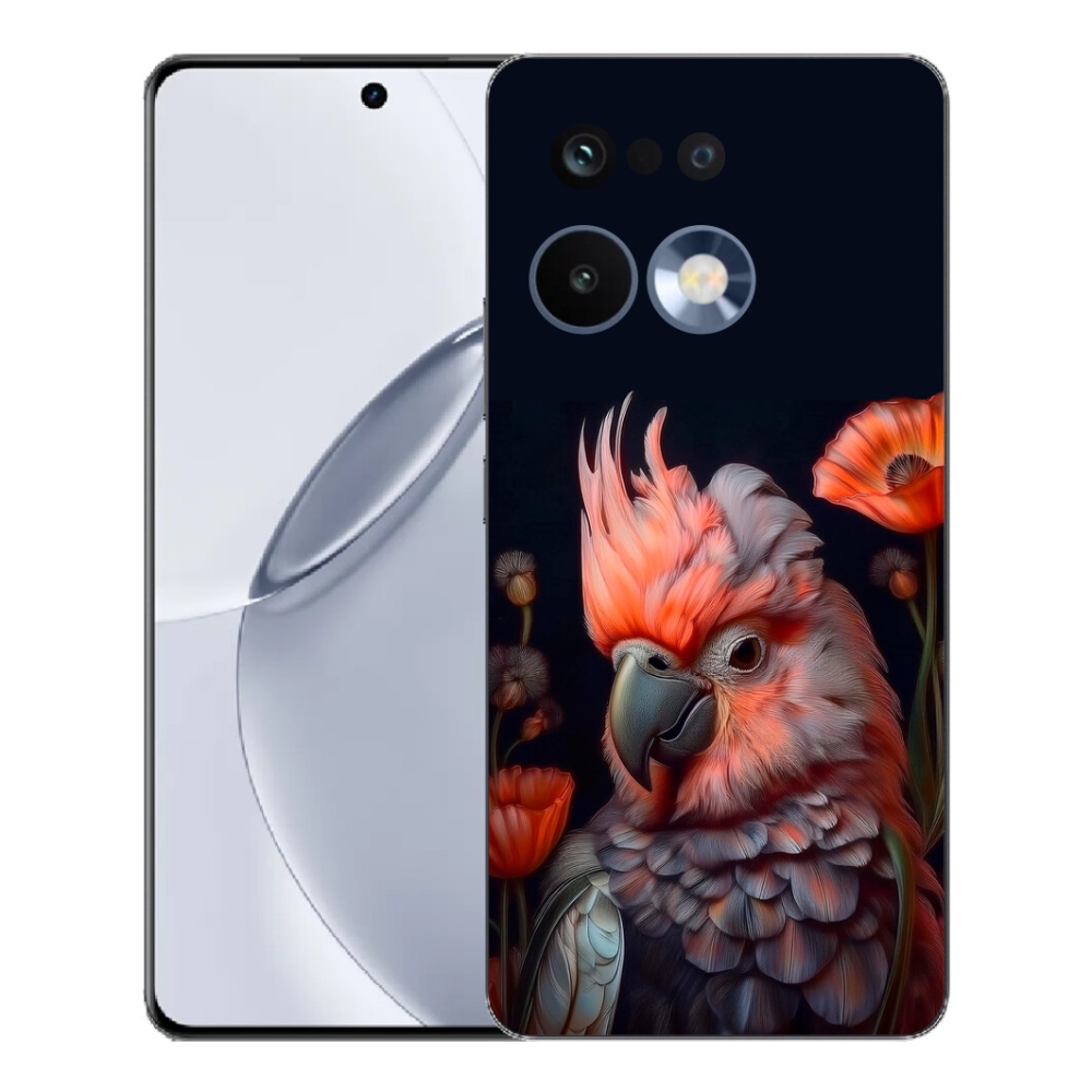 Gélový kryt mmCase na Realme 16 Pro+ - papagáj kakadu vo farbách