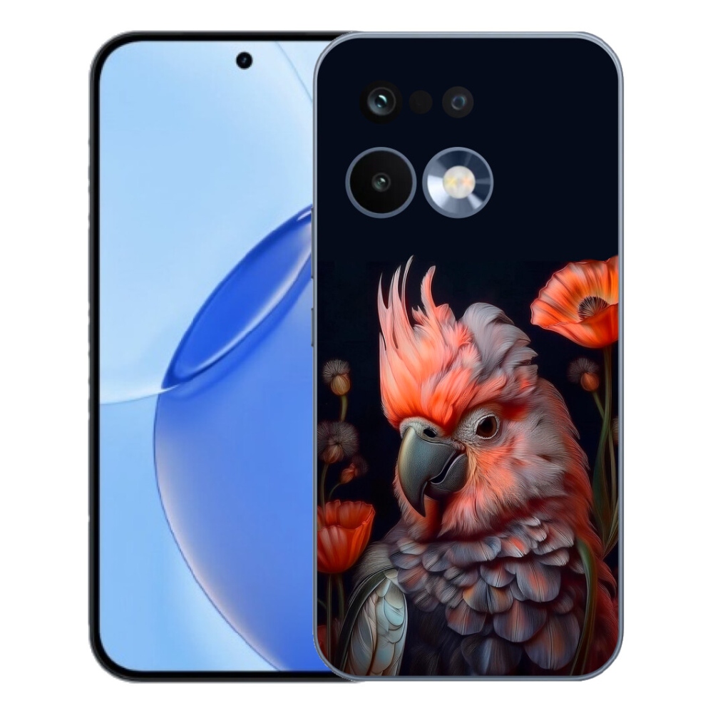 Gélový kryt mmCase na Realme 16 Pro - papagáj kakadu vo farbách