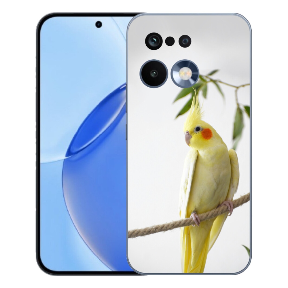 Gélový kryt mmCase na Realme 16 Pro - papagáj korela chocholatá