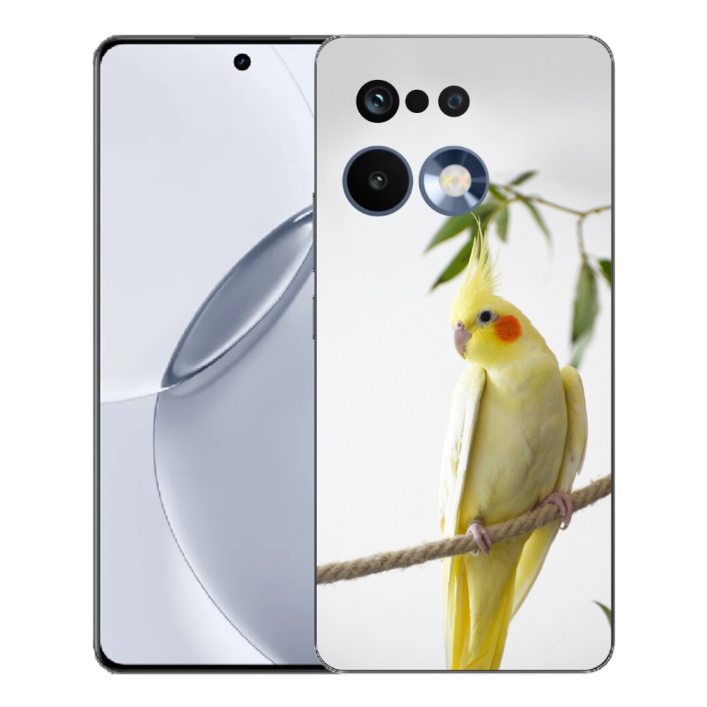 Gélový kryt mmCase na Realme 16 Pro+ - papagáj korela chocholatá