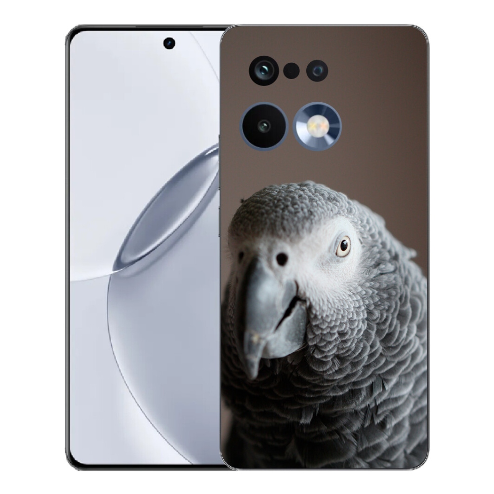 Gélový kryt mmCase na Realme 16 Pro+ - papagáj žako 2